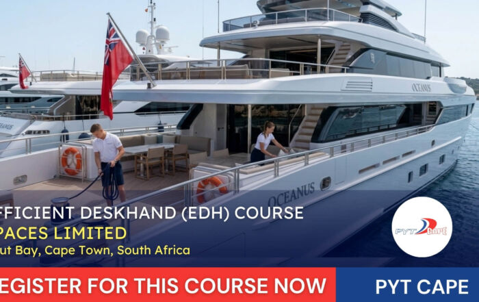 efficient deckhand course - edh course - pyt cape - pyt south africa